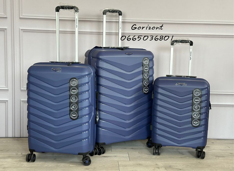 Чемоадн чемоданы валіза Wings PHX01 100% ПОЛІПРОПІЛЕН