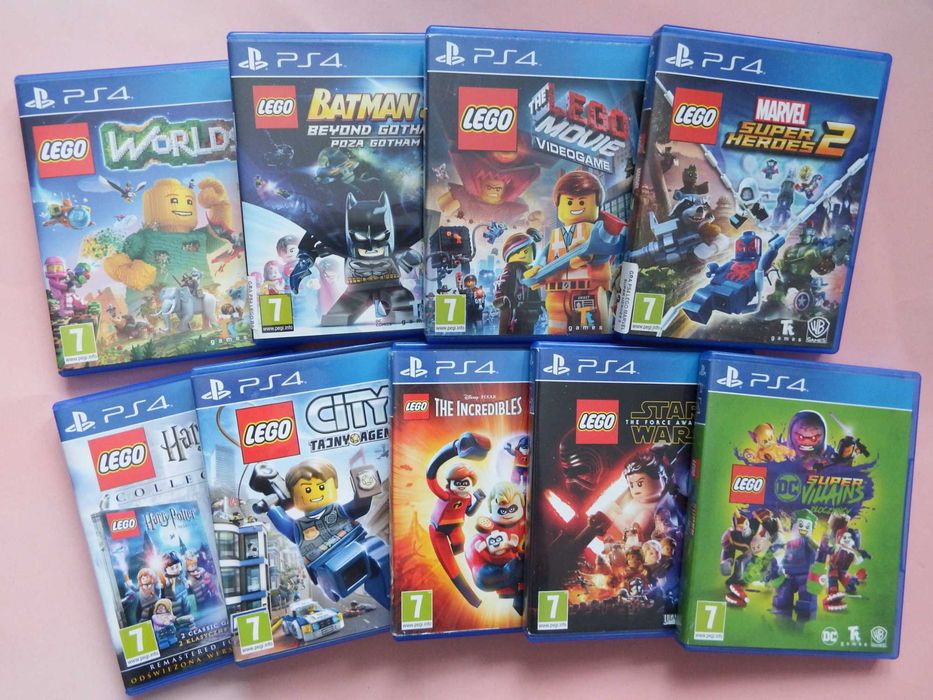 GRY LEGO PS4 dla NAJmłodszych LEGO PS4/PS5 gry dla dzieci PS4 PS5