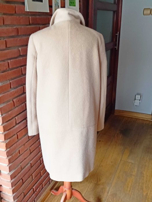 Max Mara kobiecy flauszowy płaszczyk 38