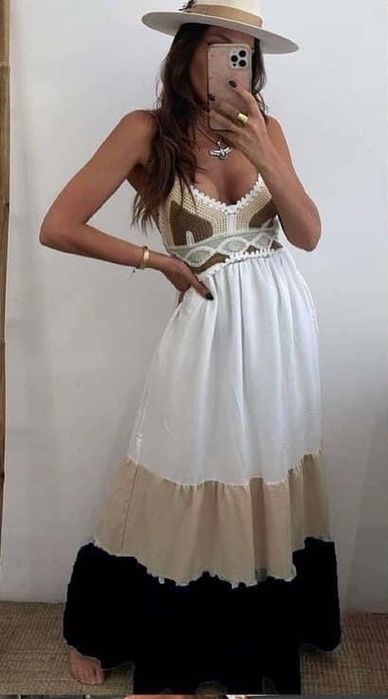 Piękne Włoskie Sukienki S M L XL