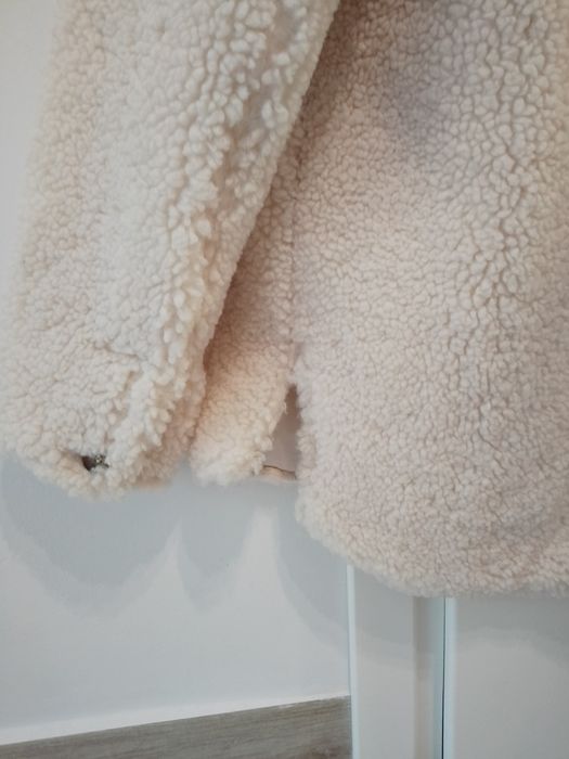 Kurtka Bershka ,bluza koszula miś baranek na podszewce.