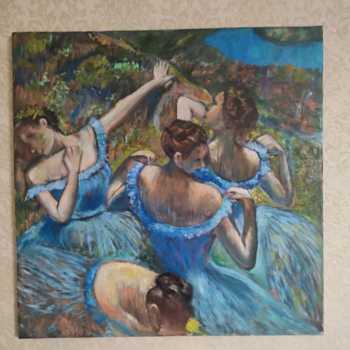 Обучаю онлайн портреты Картины маслом на холсте отличный подарок близк