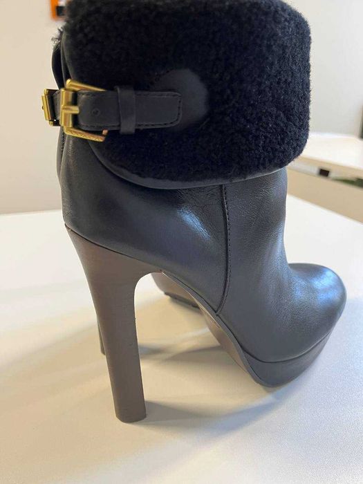 Ботинки на каблуке Coach 37р. Натуральная кожа