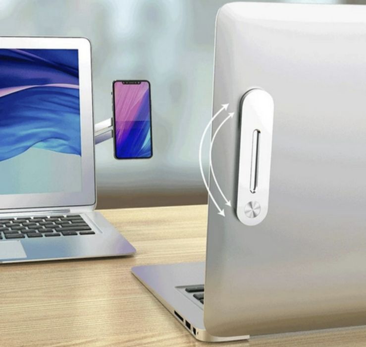 Гибкий держатель для телефона на прищепке