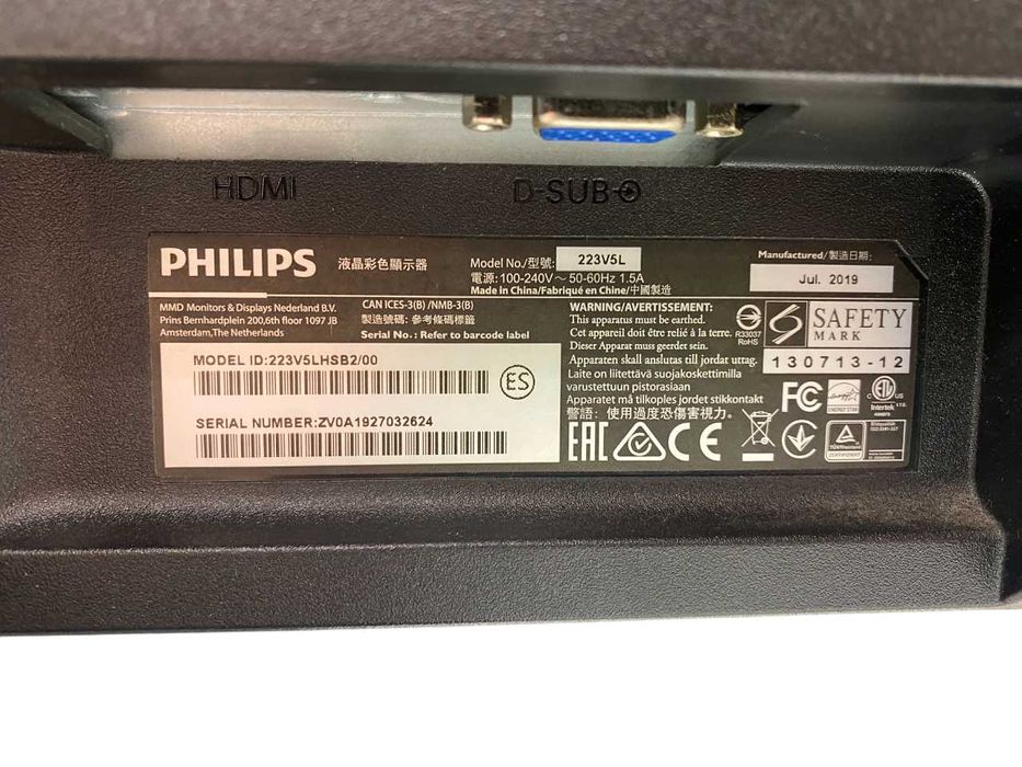 Monitor Philips 21,5 " 223V5L