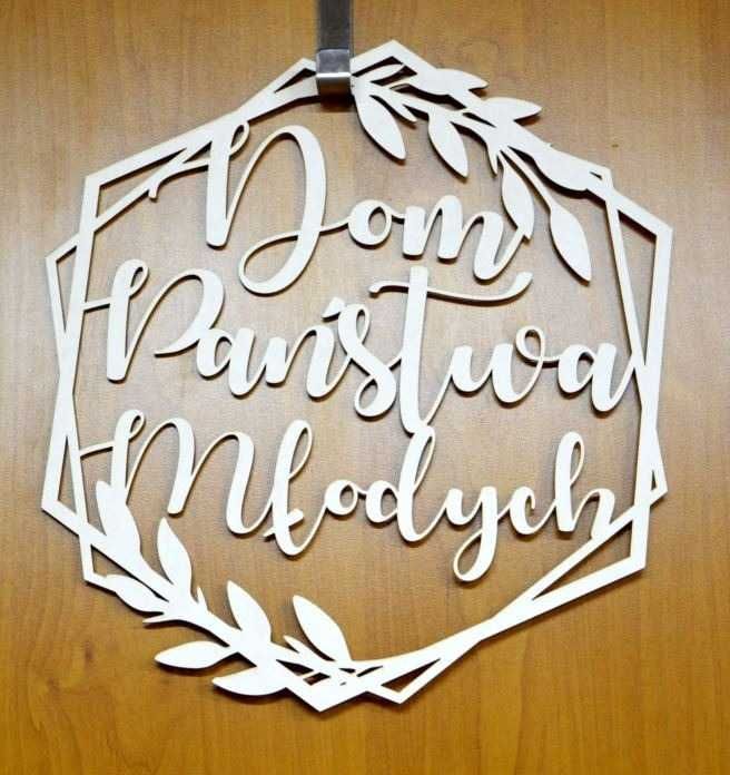 Koło ślubne dom Panny Młodej itp. dekoracja 30cm