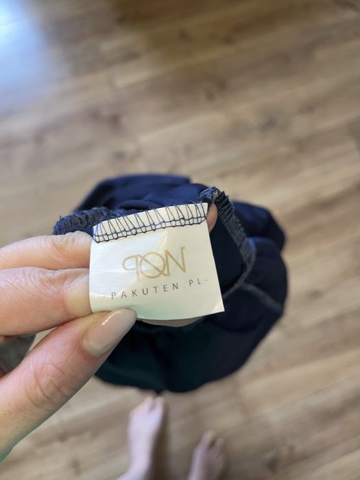 Sukienka grantowa hiszpanka falbani oversize