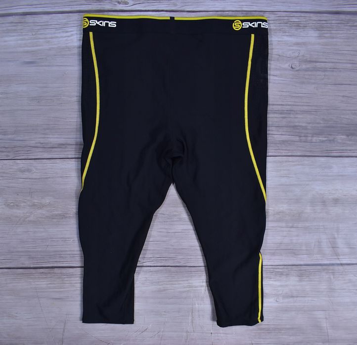 Skins Męskie Kompresyjne Legginsy 3/4 Xxl