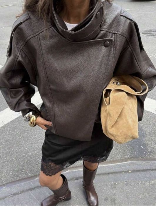 Куртка -бомбер чорна (s/m),коричнева (s)