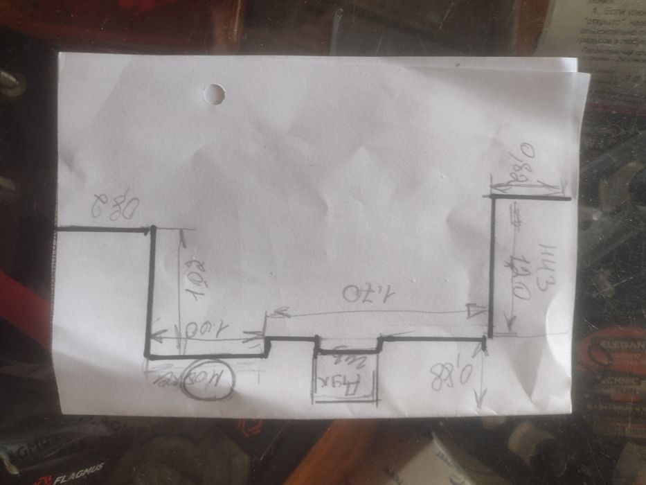 КУХНЯ -Эл. Духовка , Газ.Варочная поверхность, вытяжка и раковина