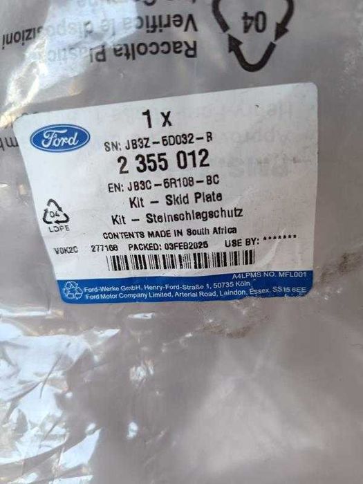 Proteção Ford Ranger | 128050