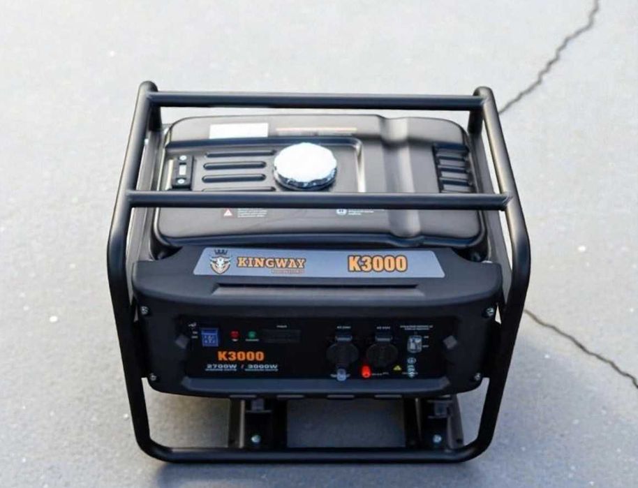 Бензиновий генератор 3 кВт Kingway K3000 220В однофазний мідна обмотка