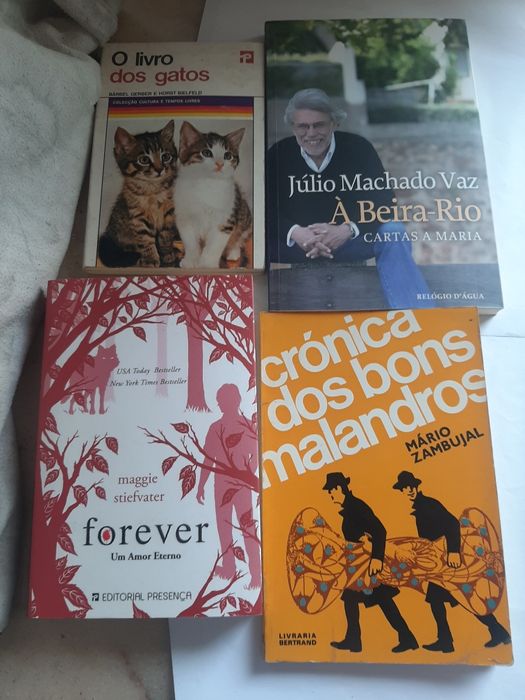 18 livros das fotos.novos.3€ cada.entrega Cartaxo ou envio Ctt.