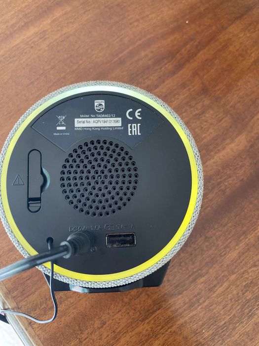 Rádio despertador Philips retro