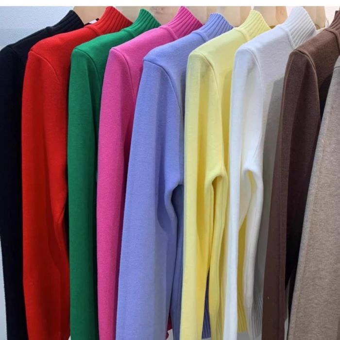 Бавовняний жіночий светр. Гольф. Водолазка.