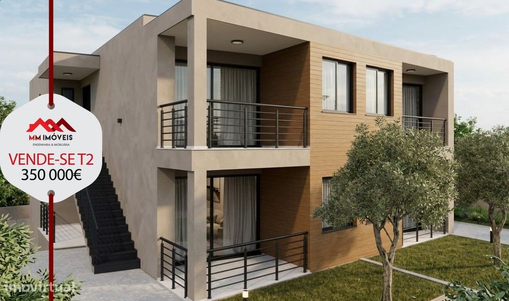 4 Andares Moradia T2 | 2 Suítes | Jardim Privativo | Condomínio Fechad