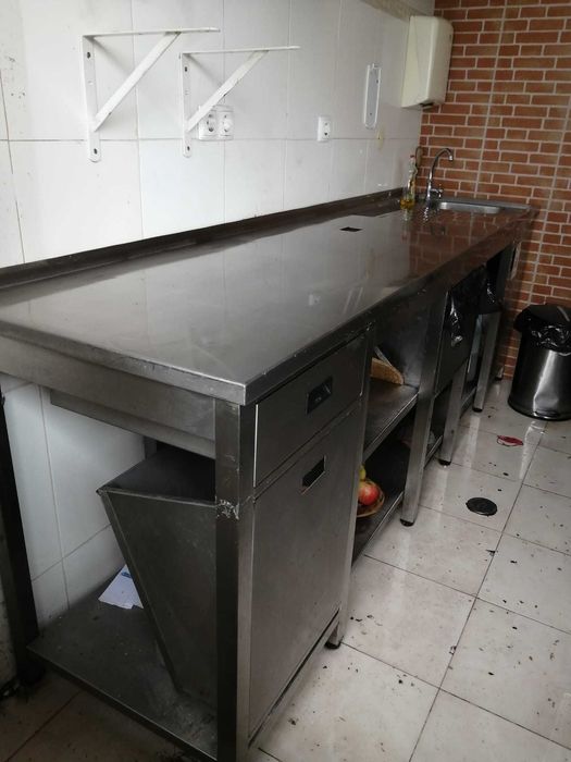 Bancada Inox Hotelaria