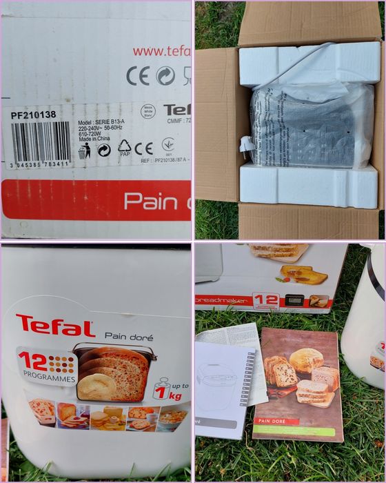 Хлібопічка тефаль tefal тістоміс для замішування тіста хлебопечь хлебопечка