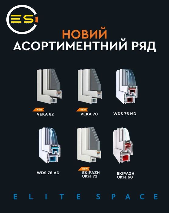 ‼️ VEKA, WDS, EKIPAZH за 4 ДНІ, Aluplast, REHAU, Металопластикові вікна, двері, Відкоси