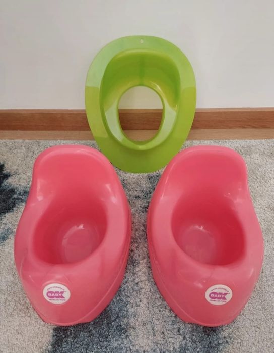 Potes rosa e redutor verde