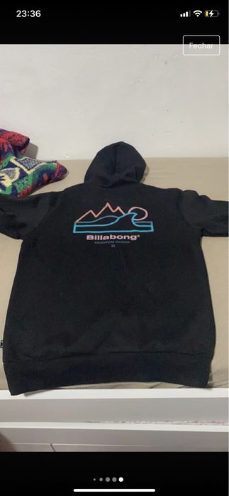 sweat da billabong preta