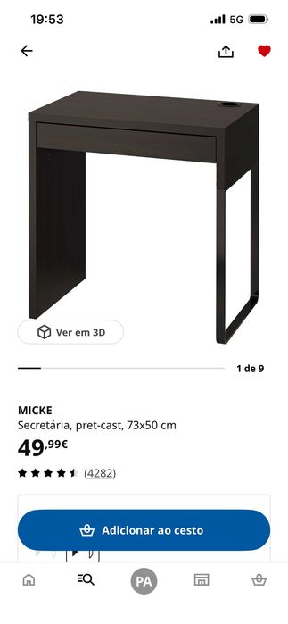 Secretária Ikea Micke