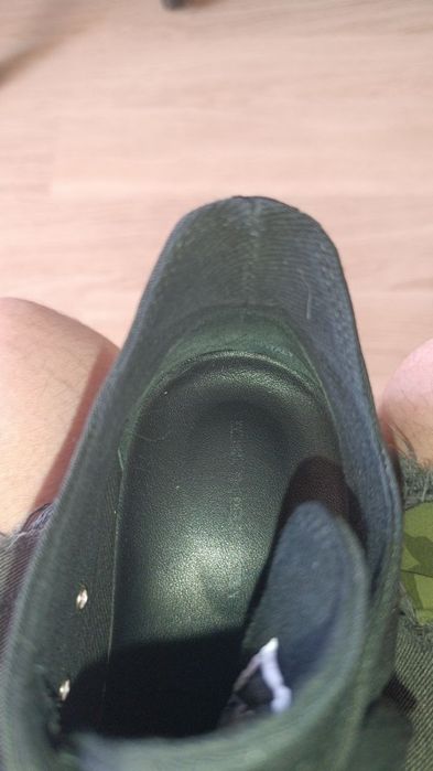 Rick owens full black double bumper ramones low