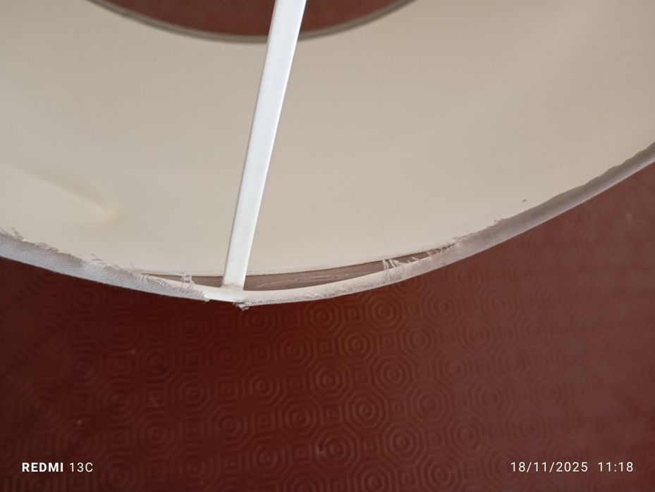 Abajur bege, para recuperar