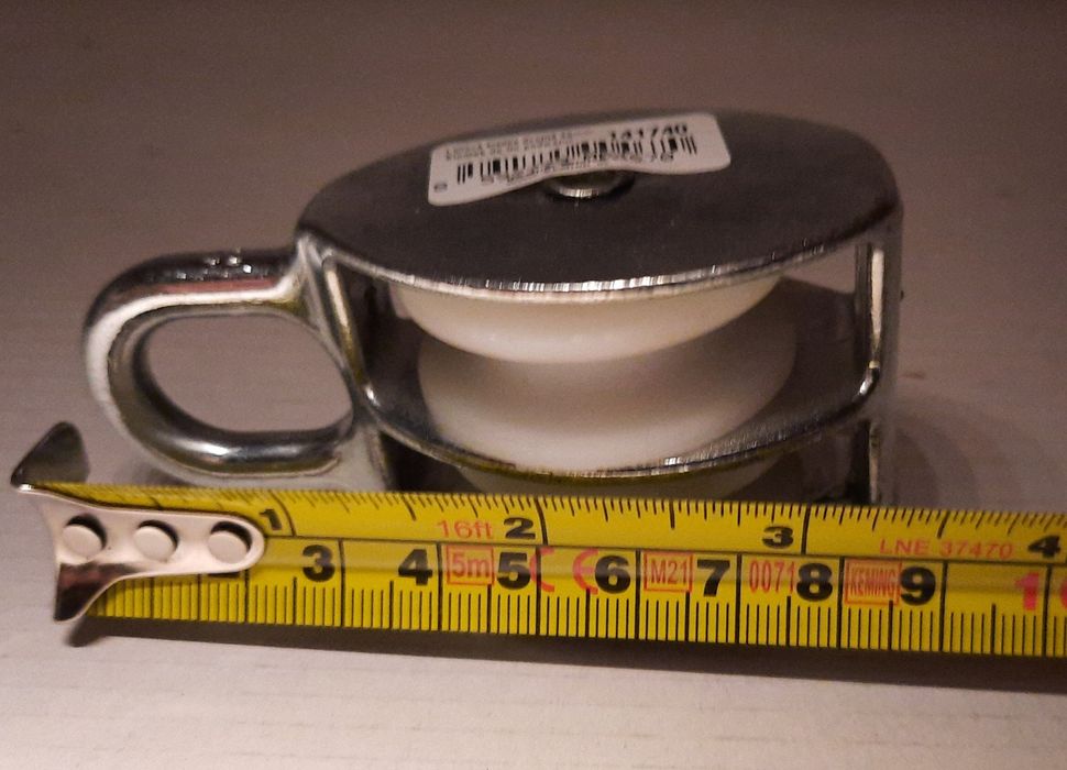 Bloczek nowy do lin podwójny 40mm