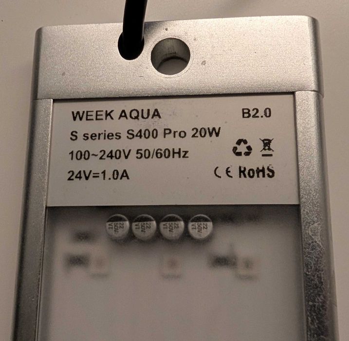 Weekaqua S400 pro Luz aquário 20W