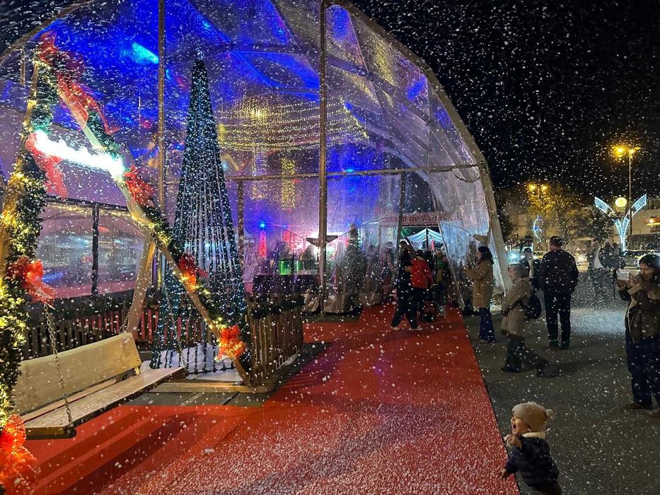 carrossel parisiense, comboio sob carris, rampa de snowtubing