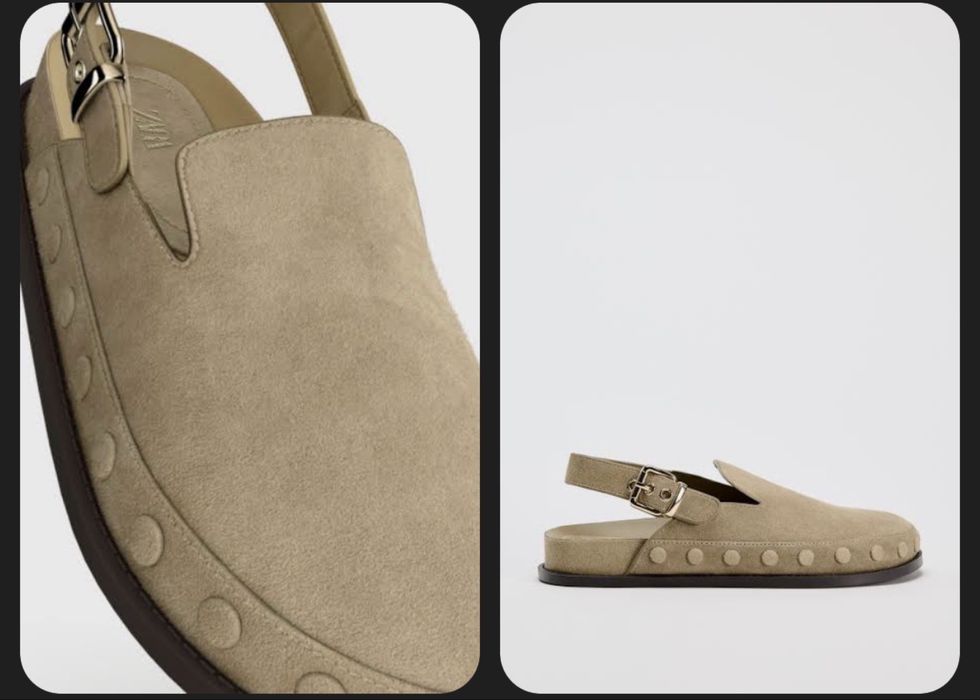 Замшеві сабо Zara нові 37 р.