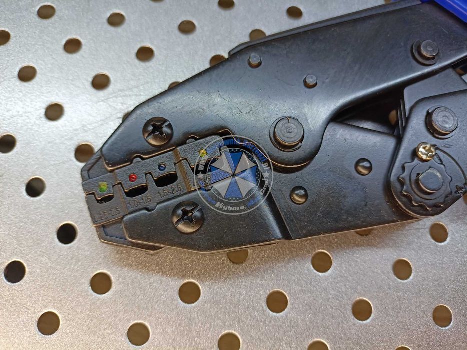 Szczypce zaciskarka konektorów 5 matryc0,5mm²-16mm² +ściągacz izolacji