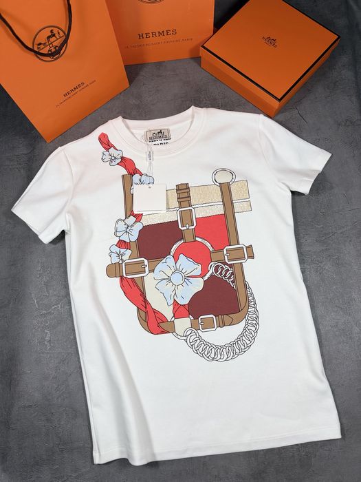 Футболка Hermes нова колекція ss26 2026 преміум майка топ верх