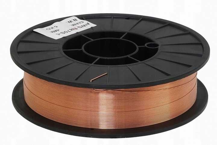 Drut spawalniczy migomat  MIG ER70S-6 1,0mm 5kg VERKE