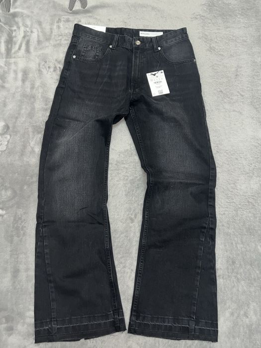 flared bershka jeans | бершка кльош джинсы