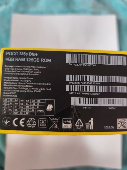 Продам poco M5s 4+2 /128 NFC