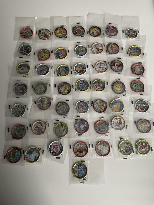 50/50 pokemon metal tazos tazo folia