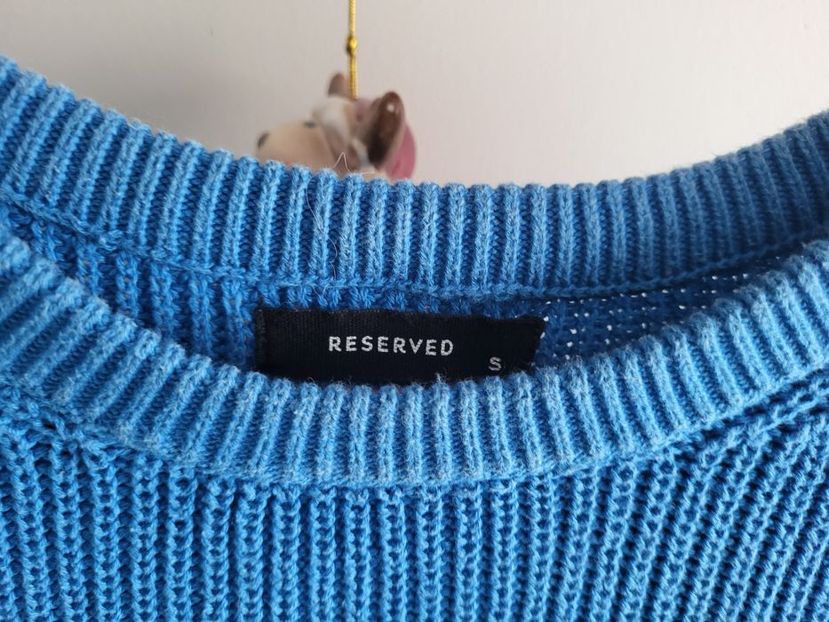 Reserved Niebieski sweterek S M
