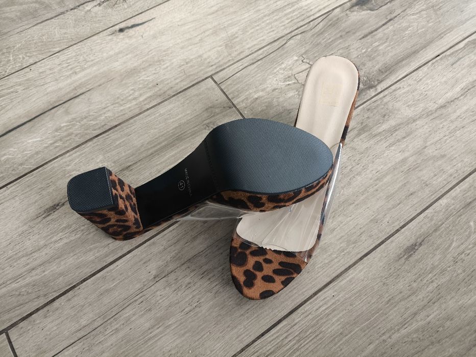 Klapki na obcasie 41 nowe