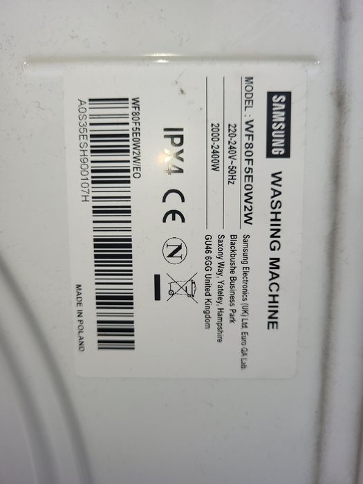 Pralka Samsung Ecobubble 8 kg, WF80F5E0W2W