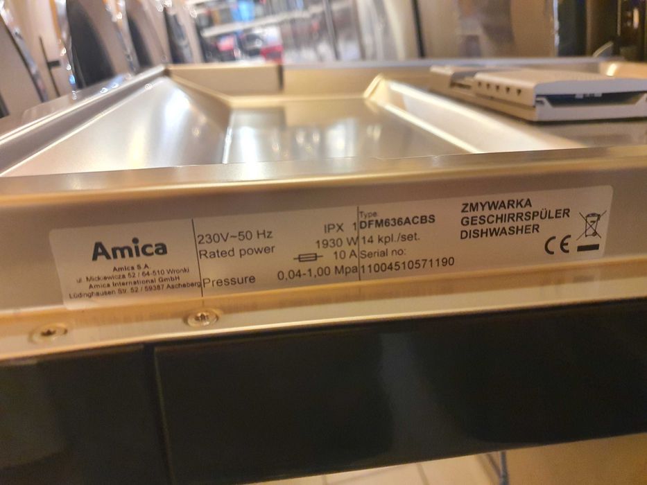 Zmywarka Amica DFM636ACBS