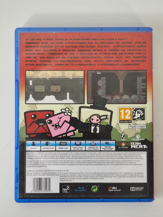 Super Meat Boy - Playstation 4 PS4