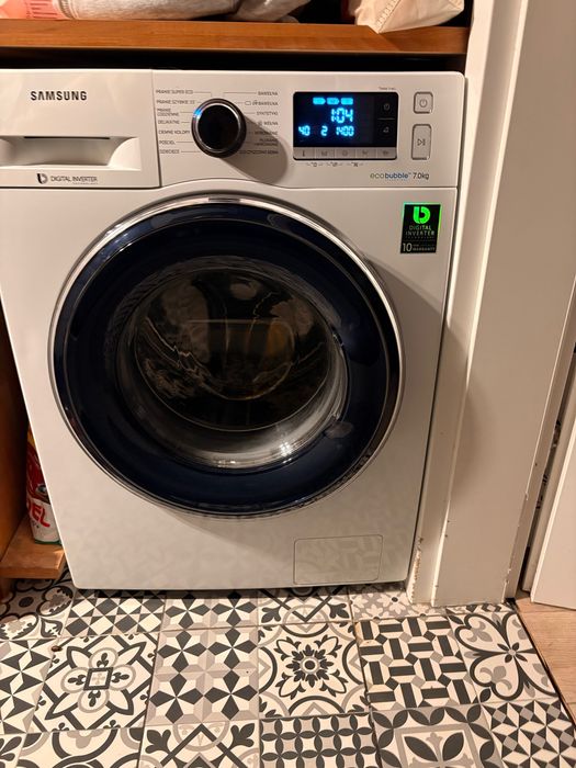 Pralka Samsung EcoBubble 7kg, 8lat, Stan BDB