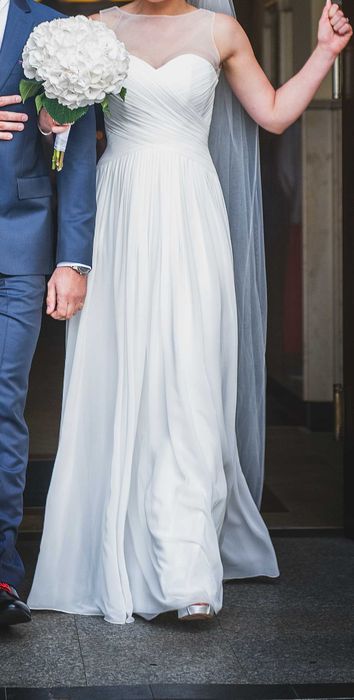 Suknia ślubna Fulara Żywczyk ,rozmiar 38,Medium 10, Ecru ,Dermesa