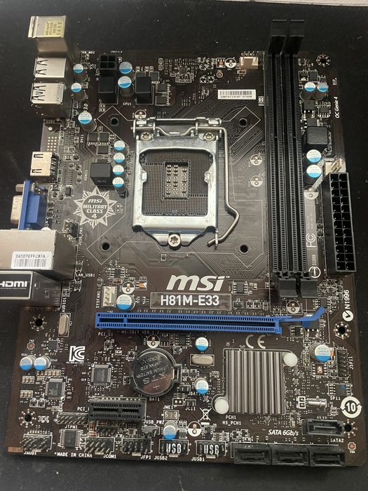 Płyta Główna MSI H81M-E33