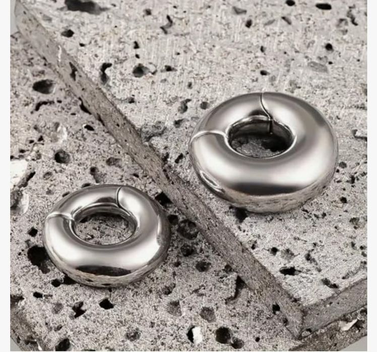 Tunel do uszu obręcz ze stali nierdzewnej