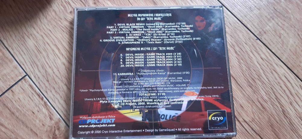 soundtrack  cd z gry PC The Devil Inside