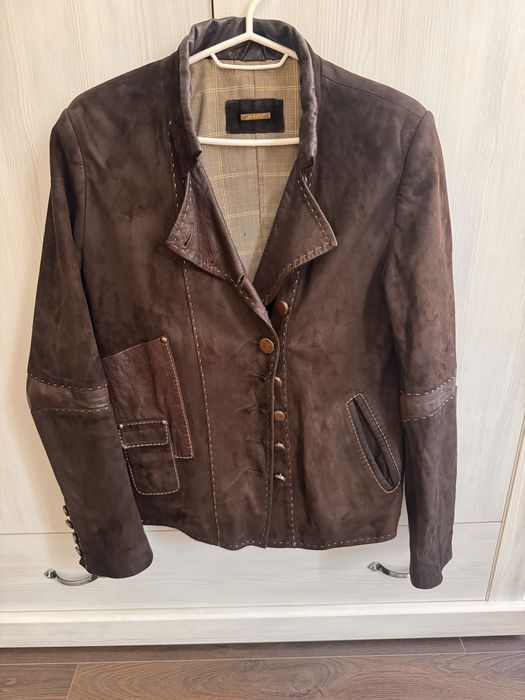 Кожанная женская куртка,Punto, Италия, оригинал, размер М, б/у