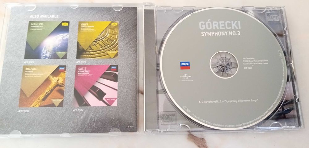 Górecki - Symphony No. 3 (Kord) Decca CD